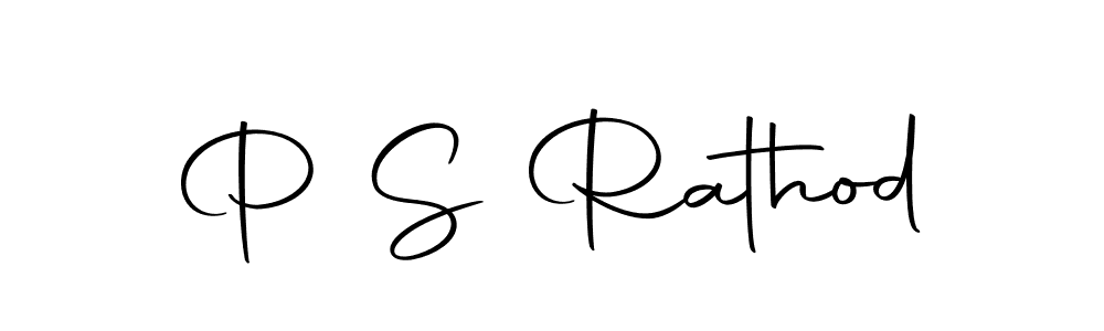 Make a beautiful signature design for name P S Rathod. With this signature (Autography-DOLnW) style, you can create a handwritten signature for free. P S Rathod signature style 10 images and pictures png