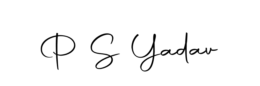 Also we have P S Yadav name is the best signature style. Create professional handwritten signature collection using Autography-DOLnW autograph style. P S Yadav signature style 10 images and pictures png