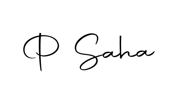 Also we have P Saha name is the best signature style. Create professional handwritten signature collection using Autography-DOLnW autograph style. P Saha signature style 10 images and pictures png