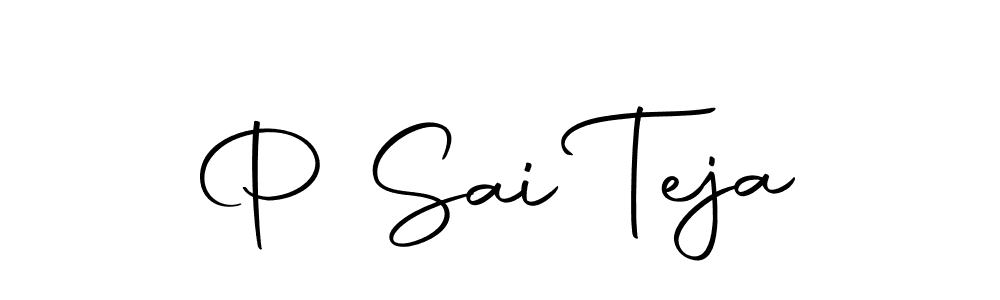 Also we have P Sai Teja name is the best signature style. Create professional handwritten signature collection using Autography-DOLnW autograph style. P Sai Teja signature style 10 images and pictures png