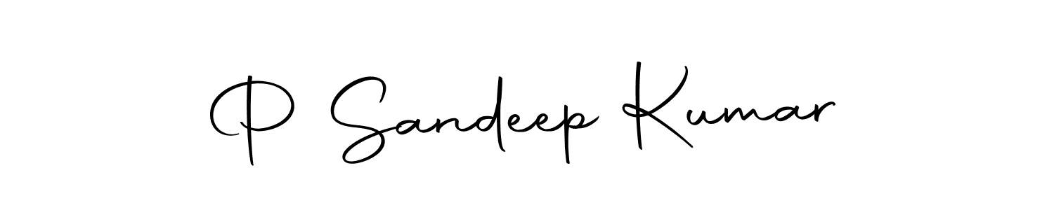 You should practise on your own different ways (Autography-DOLnW) to write your name (P Sandeep Kumar) in signature. don't let someone else do it for you. P Sandeep Kumar signature style 10 images and pictures png