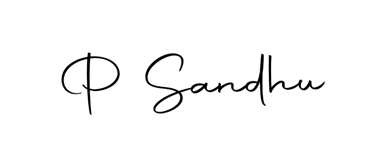 Also we have P Sandhu name is the best signature style. Create professional handwritten signature collection using Autography-DOLnW autograph style. P Sandhu signature style 10 images and pictures png