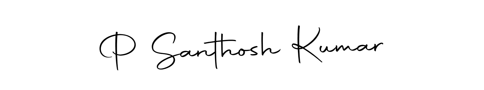 Here are the top 10 professional signature styles for the name P Santhosh Kumar. These are the best autograph styles you can use for your name. P Santhosh Kumar signature style 10 images and pictures png