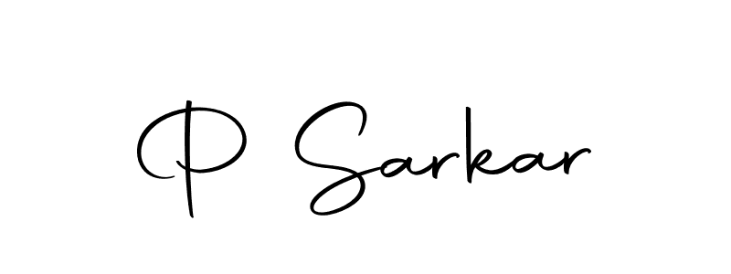 P Sarkar stylish signature style. Best Handwritten Sign (Autography-DOLnW) for my name. Handwritten Signature Collection Ideas for my name P Sarkar. P Sarkar signature style 10 images and pictures png