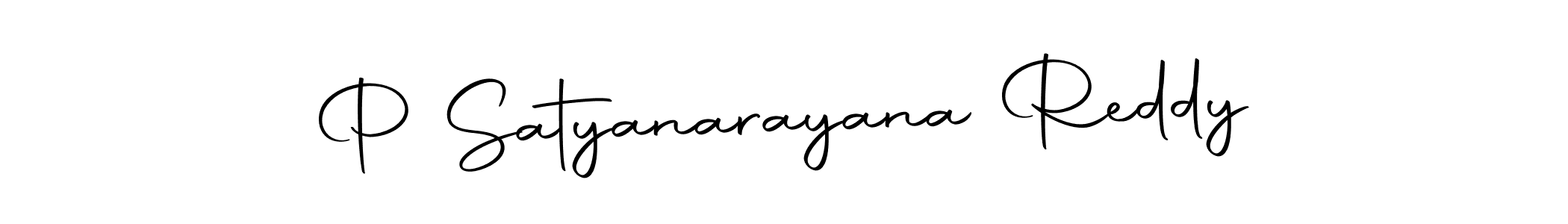 Design your own signature with our free online signature maker. With this signature software, you can create a handwritten (Autography-DOLnW) signature for name P Satyanarayana Reddy. P Satyanarayana Reddy signature style 10 images and pictures png