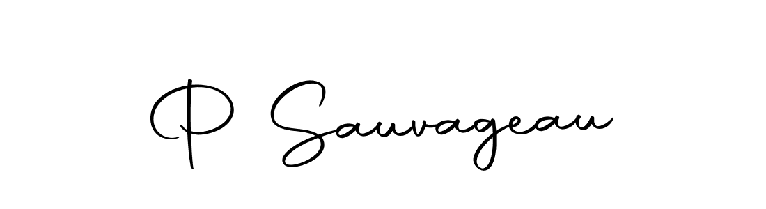 Make a beautiful signature design for name P Sauvageau. Use this online signature maker to create a handwritten signature for free. P Sauvageau signature style 10 images and pictures png