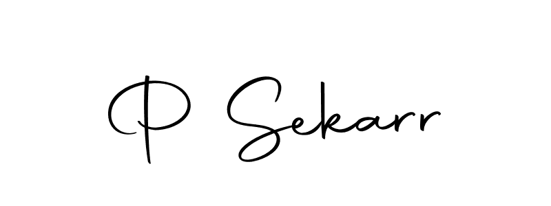 Make a beautiful signature design for name P Sekarr. Use this online signature maker to create a handwritten signature for free. P Sekarr signature style 10 images and pictures png