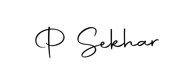 Make a beautiful signature design for name P Sekhar. Use this online signature maker to create a handwritten signature for free. P Sekhar signature style 10 images and pictures png