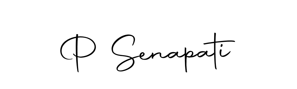 You should practise on your own different ways (Autography-DOLnW) to write your name (P Senapati) in signature. don't let someone else do it for you. P Senapati signature style 10 images and pictures png