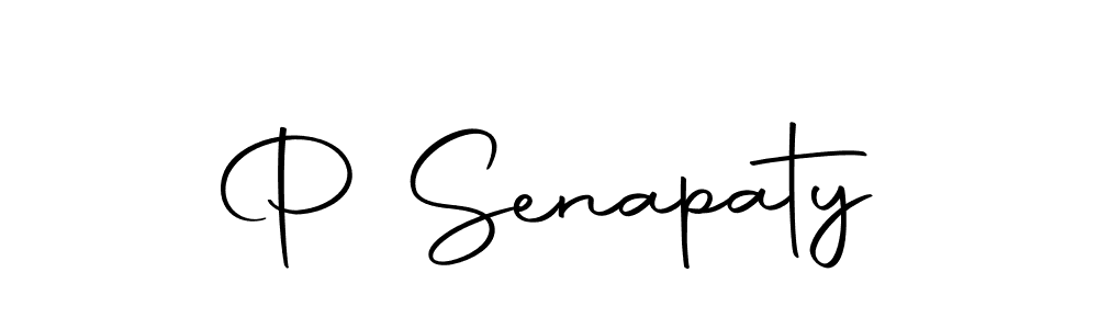 Make a beautiful signature design for name P Senapaty. With this signature (Autography-DOLnW) style, you can create a handwritten signature for free. P Senapaty signature style 10 images and pictures png