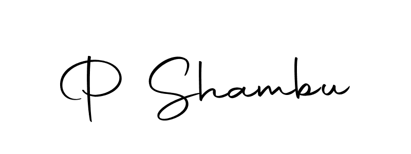 How to make P Shambu signature? Autography-DOLnW is a professional autograph style. Create handwritten signature for P Shambu name. P Shambu signature style 10 images and pictures png