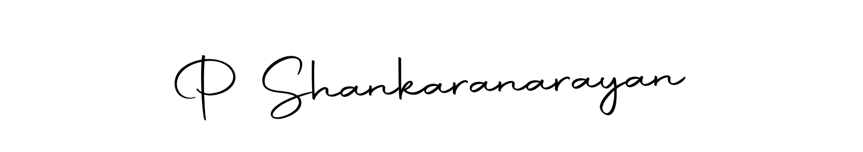 You should practise on your own different ways (Autography-DOLnW) to write your name (P Shankaranarayan) in signature. don't let someone else do it for you. P Shankaranarayan signature style 10 images and pictures png