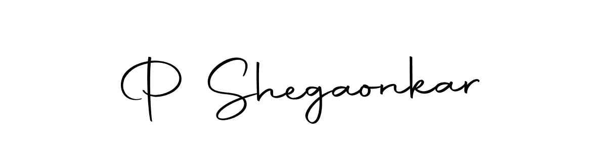 Use a signature maker to create a handwritten signature online. With this signature software, you can design (Autography-DOLnW) your own signature for name P Shegaonkar. P Shegaonkar signature style 10 images and pictures png
