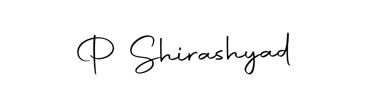 Make a beautiful signature design for name P Shirashyad. Use this online signature maker to create a handwritten signature for free. P Shirashyad signature style 10 images and pictures png