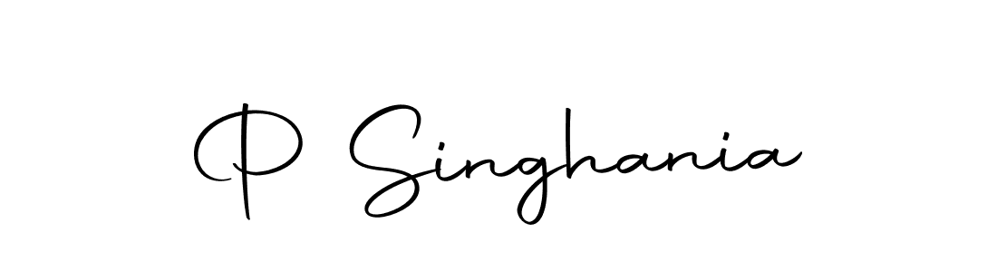 Make a beautiful signature design for name P Singhania. Use this online signature maker to create a handwritten signature for free. P Singhania signature style 10 images and pictures png