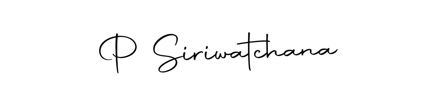 Once you've used our free online signature maker to create your best signature Autography-DOLnW style, it's time to enjoy all of the benefits that P Siriwatchana name signing documents. P Siriwatchana signature style 10 images and pictures png