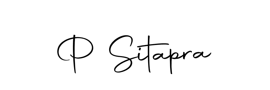 Make a beautiful signature design for name P Sitapra. With this signature (Autography-DOLnW) style, you can create a handwritten signature for free. P Sitapra signature style 10 images and pictures png