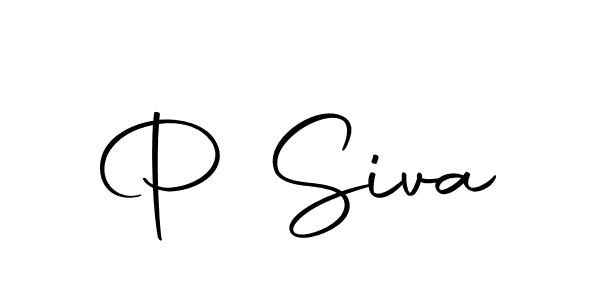 The best way (Autography-DOLnW) to make a short signature is to pick only two or three words in your name. The name P Siva include a total of six letters. For converting this name. P Siva signature style 10 images and pictures png