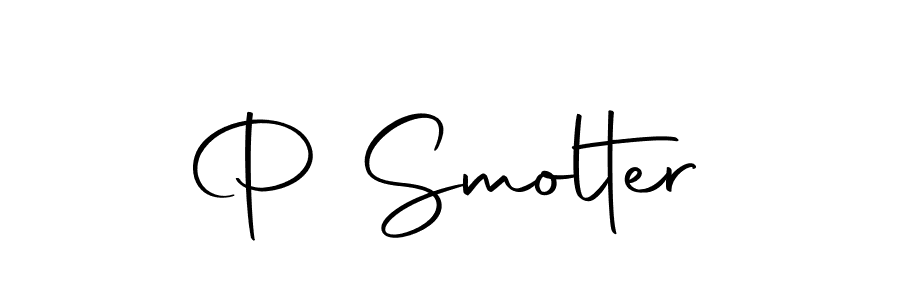 if you are searching for the best signature style for your name P Smolter. so please give up your signature search. here we have designed multiple signature styles  using Autography-DOLnW. P Smolter signature style 10 images and pictures png