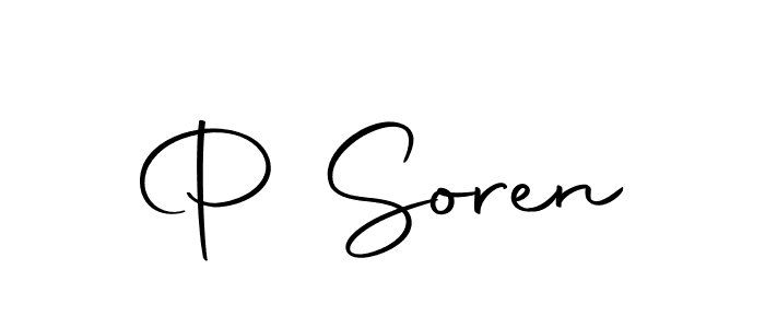 Autography-DOLnW is a professional signature style that is perfect for those who want to add a touch of class to their signature. It is also a great choice for those who want to make their signature more unique. Get P Soren name to fancy signature for free. P Soren signature style 10 images and pictures png