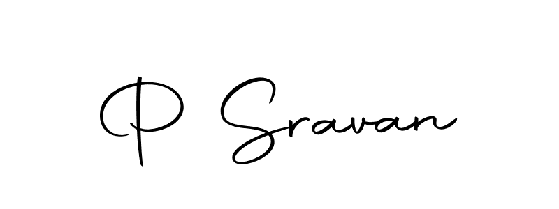 if you are searching for the best signature style for your name P Sravan. so please give up your signature search. here we have designed multiple signature styles  using Autography-DOLnW. P Sravan signature style 10 images and pictures png