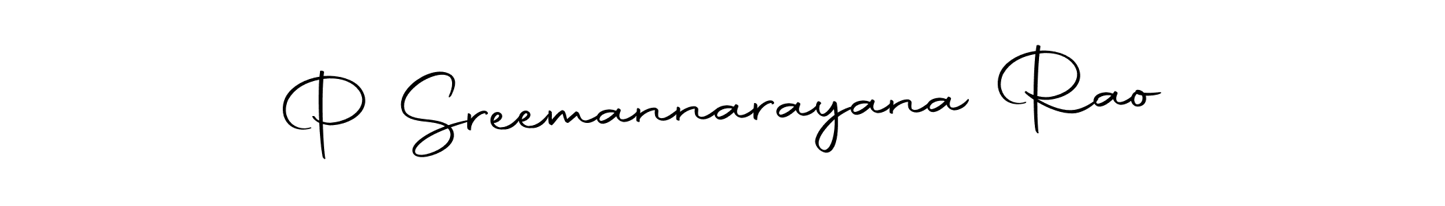 Autography-DOLnW is a professional signature style that is perfect for those who want to add a touch of class to their signature. It is also a great choice for those who want to make their signature more unique. Get P Sreemannarayana Rao name to fancy signature for free. P Sreemannarayana Rao signature style 10 images and pictures png