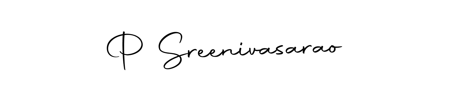 Use a signature maker to create a handwritten signature online. With this signature software, you can design (Autography-DOLnW) your own signature for name P Sreenivasarao. P Sreenivasarao signature style 10 images and pictures png