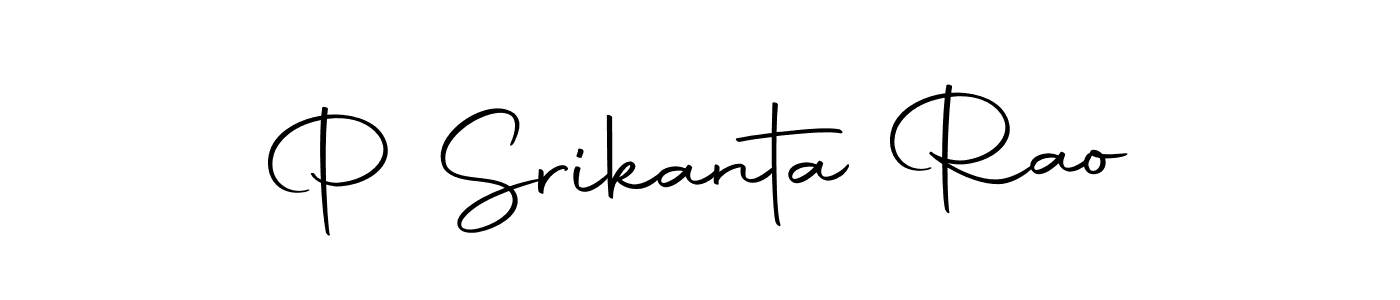 You can use this online signature creator to create a handwritten signature for the name P Srikanta Rao. This is the best online autograph maker. P Srikanta Rao signature style 10 images and pictures png