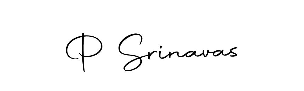 How to make P Srinavas name signature. Use Autography-DOLnW style for creating short signs online. This is the latest handwritten sign. P Srinavas signature style 10 images and pictures png