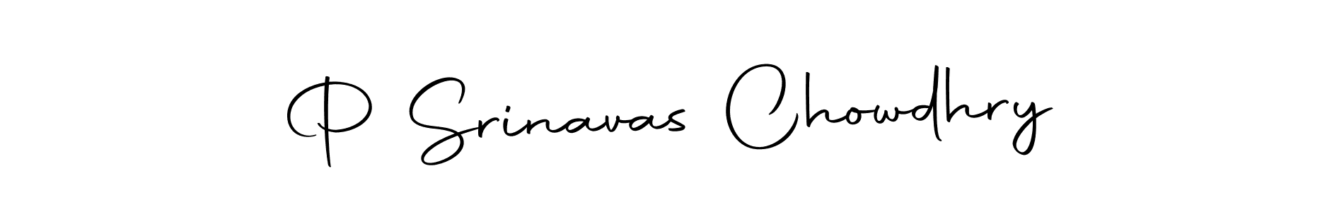 if you are searching for the best signature style for your name P Srinavas Chowdhry. so please give up your signature search. here we have designed multiple signature styles  using Autography-DOLnW. P Srinavas Chowdhry signature style 10 images and pictures png