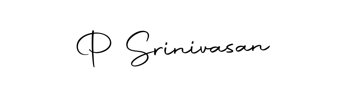 You should practise on your own different ways (Autography-DOLnW) to write your name (P Srinivasan) in signature. don't let someone else do it for you. P Srinivasan signature style 10 images and pictures png