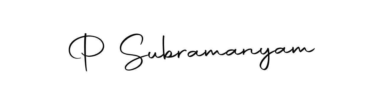 Here are the top 10 professional signature styles for the name P Subramanyam. These are the best autograph styles you can use for your name. P Subramanyam signature style 10 images and pictures png