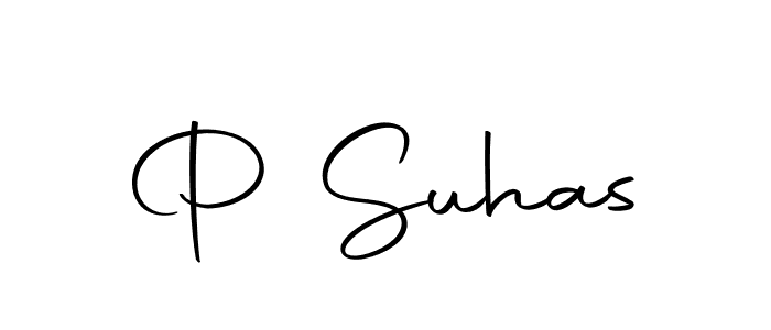 P Suhas stylish signature style. Best Handwritten Sign (Autography-DOLnW) for my name. Handwritten Signature Collection Ideas for my name P Suhas. P Suhas signature style 10 images and pictures png