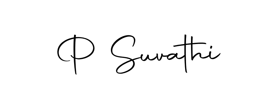 You can use this online signature creator to create a handwritten signature for the name P Suvathi. This is the best online autograph maker. P Suvathi signature style 10 images and pictures png