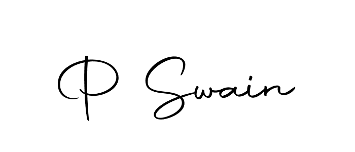 The best way (Autography-DOLnW) to make a short signature is to pick only two or three words in your name. The name P Swain include a total of six letters. For converting this name. P Swain signature style 10 images and pictures png