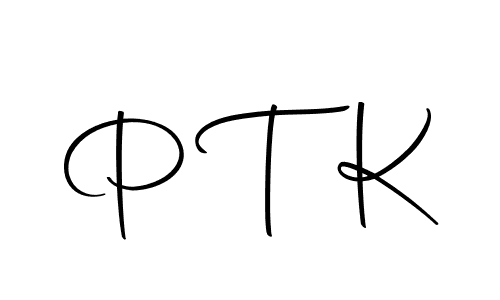 How to make P T K signature? Autography-DOLnW is a professional autograph style. Create handwritten signature for P T K name. P T K signature style 10 images and pictures png