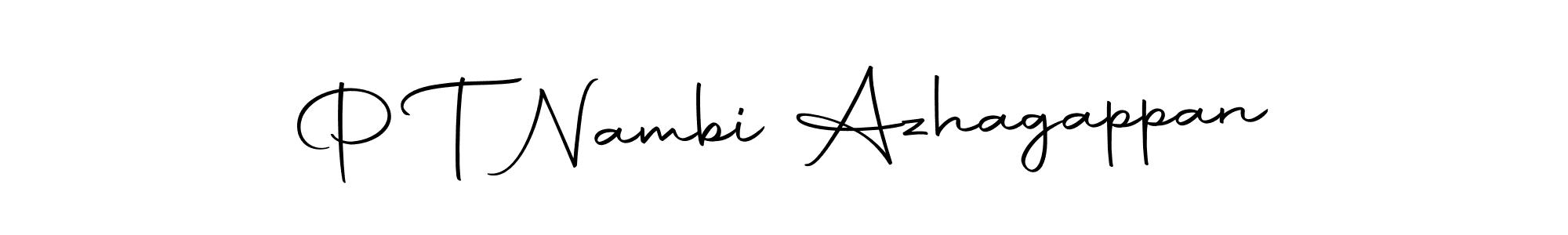 P T Nambi Azhagappan stylish signature style. Best Handwritten Sign (Autography-DOLnW) for my name. Handwritten Signature Collection Ideas for my name P T Nambi Azhagappan. P T Nambi Azhagappan signature style 10 images and pictures png