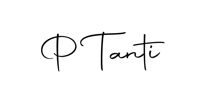 Make a beautiful signature design for name P Tanti. With this signature (Autography-DOLnW) style, you can create a handwritten signature for free. P Tanti signature style 10 images and pictures png