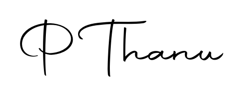 If you are searching for the best signature style for your name P Thanu, here we have designed multiple signature styles using Autography-DOLnW. P Thanu signature style 10 images and pictures png