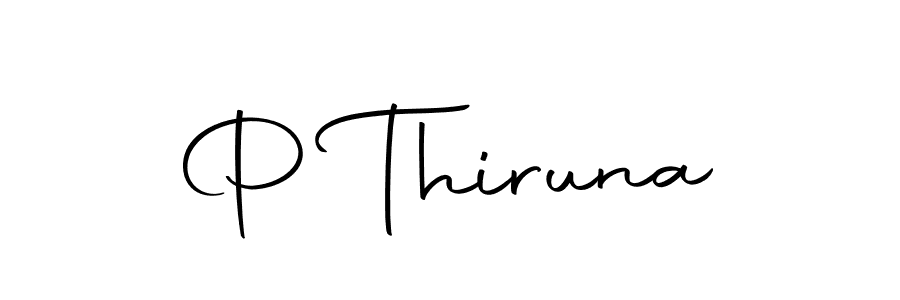 How to make P Thiruna signature? Autography-DOLnW is a professional autograph style. Create handwritten signature for P Thiruna name. P Thiruna signature style 10 images and pictures png