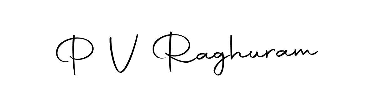 Make a beautiful signature design for name P V Raghuram. With this signature (Autography-DOLnW) style, you can create a handwritten signature for free. P V Raghuram signature style 10 images and pictures png