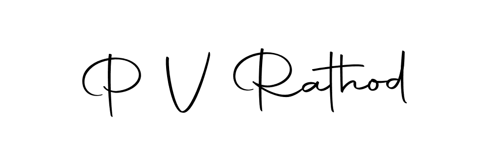 Make a beautiful signature design for name P V Rathod. Use this online signature maker to create a handwritten signature for free. P V Rathod signature style 10 images and pictures png