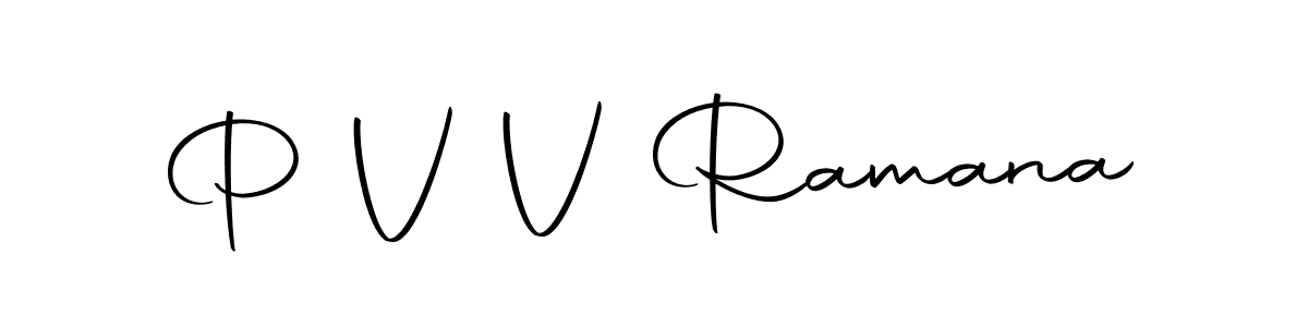 How to make P V V Ramana signature? Autography-DOLnW is a professional autograph style. Create handwritten signature for P V V Ramana name. P V V Ramana signature style 10 images and pictures png