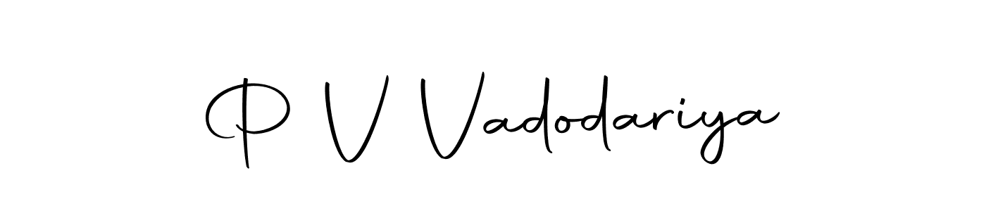 Here are the top 10 professional signature styles for the name P V Vadodariya. These are the best autograph styles you can use for your name. P V Vadodariya signature style 10 images and pictures png