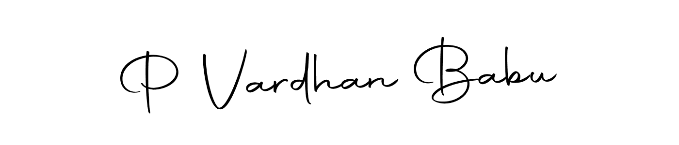 Make a short P Vardhan Babu signature style. Manage your documents anywhere anytime using Autography-DOLnW. Create and add eSignatures, submit forms, share and send files easily. P Vardhan Babu signature style 10 images and pictures png