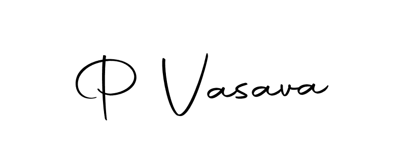 The best way (Autography-DOLnW) to make a short signature is to pick only two or three words in your name. The name P Vasava include a total of six letters. For converting this name. P Vasava signature style 10 images and pictures png