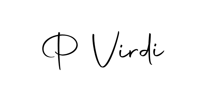 Use a signature maker to create a handwritten signature online. With this signature software, you can design (Autography-DOLnW) your own signature for name P Virdi. P Virdi signature style 10 images and pictures png