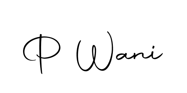 Here are the top 10 professional signature styles for the name P Wani. These are the best autograph styles you can use for your name. P Wani signature style 10 images and pictures png