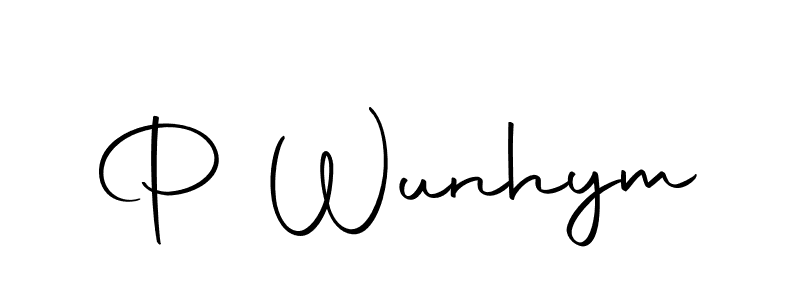 Best and Professional Signature Style for P Wunhym. Autography-DOLnW Best Signature Style Collection. P Wunhym signature style 10 images and pictures png