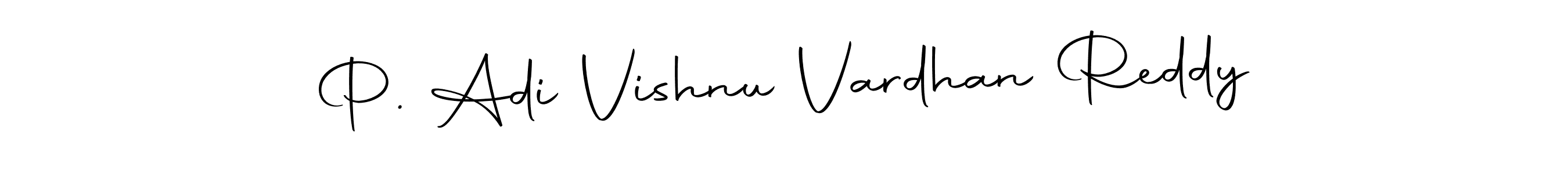 P. Adi Vishnu Vardhan Reddy stylish signature style. Best Handwritten Sign (Autography-DOLnW) for my name. Handwritten Signature Collection Ideas for my name P. Adi Vishnu Vardhan Reddy. P. Adi Vishnu Vardhan Reddy signature style 10 images and pictures png